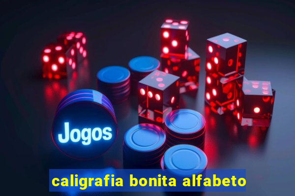 caligrafia bonita alfabeto